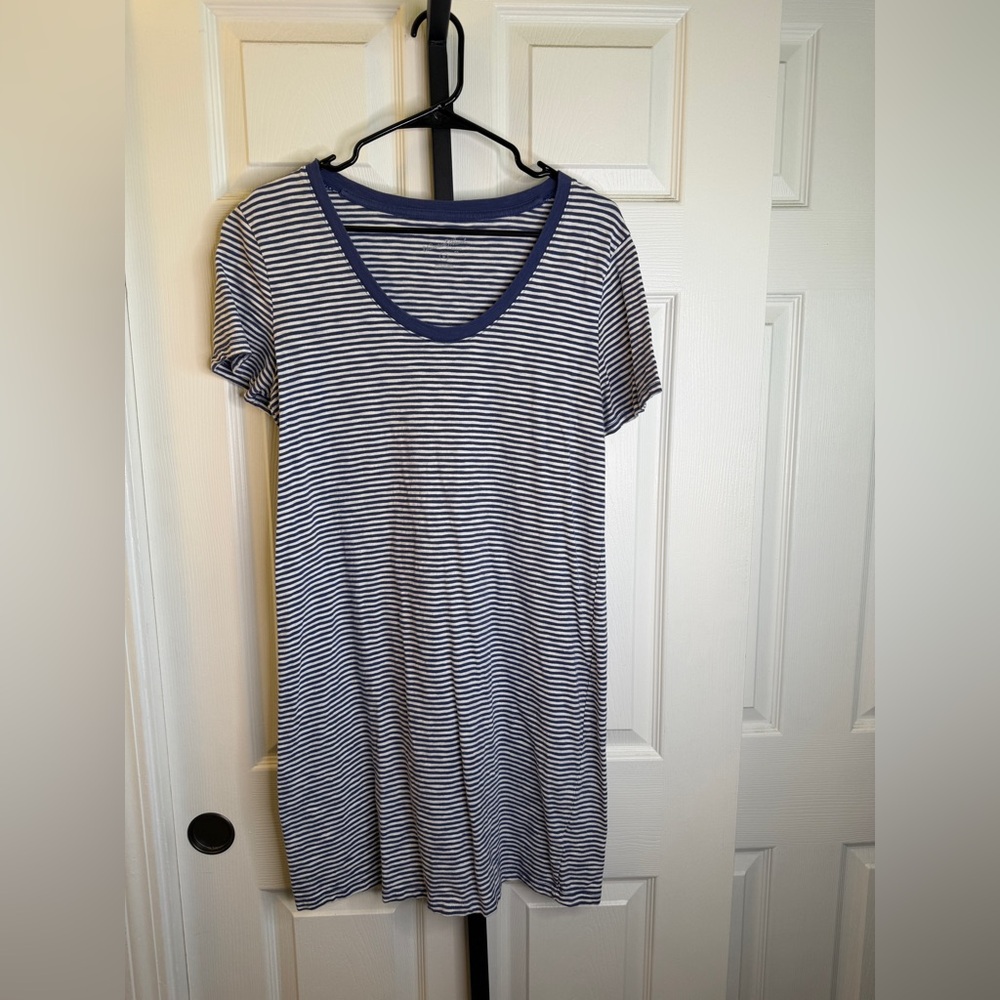 SALE - Universal Thread Blue and White Striped Dress, size Medium